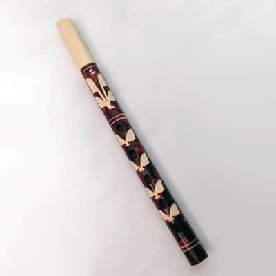 Vintage 5 holes Russian Svirel Folk Pipe / Flute - Wooden image 2