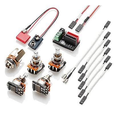 EMG Component Kit for 1 or 2 Active Pickups Long Shaft image 2