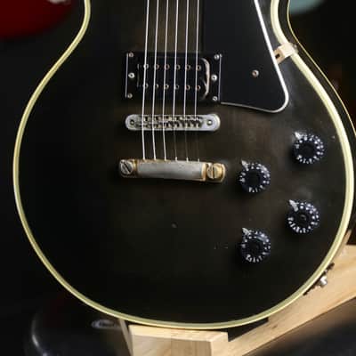 Rare 1970s Aria Pro II Les Paul Custom, Made in Japan - Transparent Black image 4