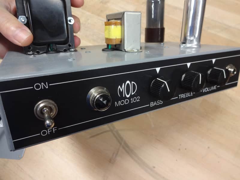 MOD 102 guitar amplifier Kit assembled & modified 6V6 output tube by d-lab electronics image 1