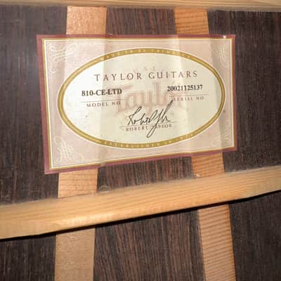 Immagine Taylor 810ce LTD 2002 - cocobolo body/sides - 3