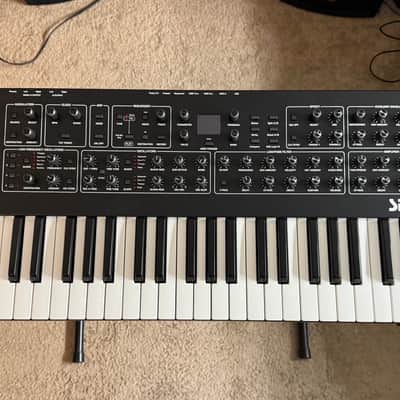 Dave Smith Instruments Prophet Rev2 61-Key 16-Voice Polyphonic Synthesizer 2017 - 2018 - Black with Wood Sides image 1