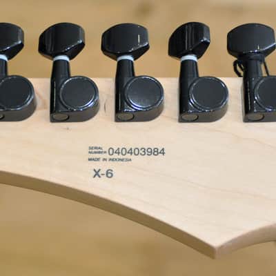 2004 Cort  X6 BLK X-6 Black Electric Guitar - Excellent Conditions - Free World Shipping image 13