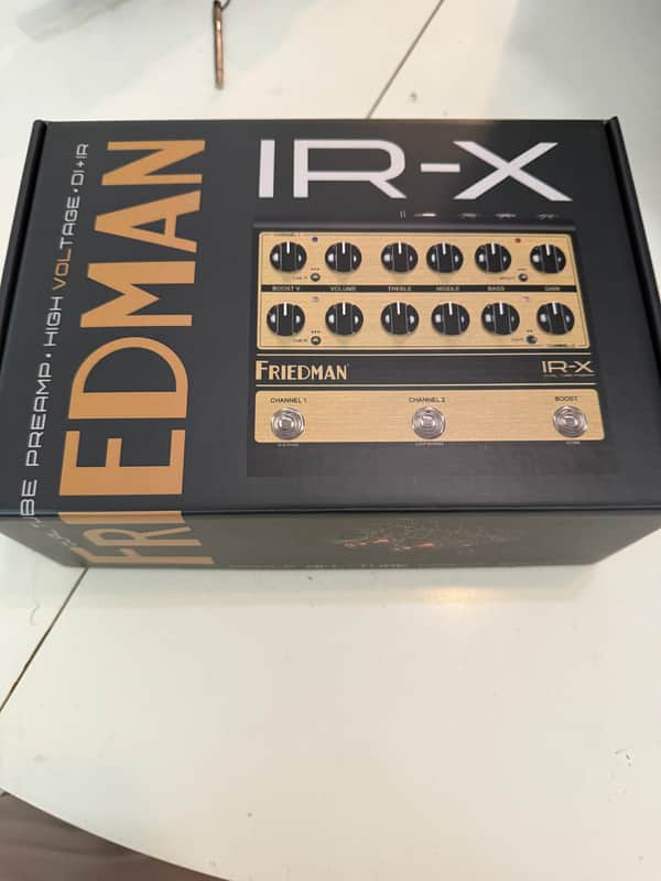 Friedman IR-X Dual Tube Preamp 2023 - Present - Gold / Black image 1