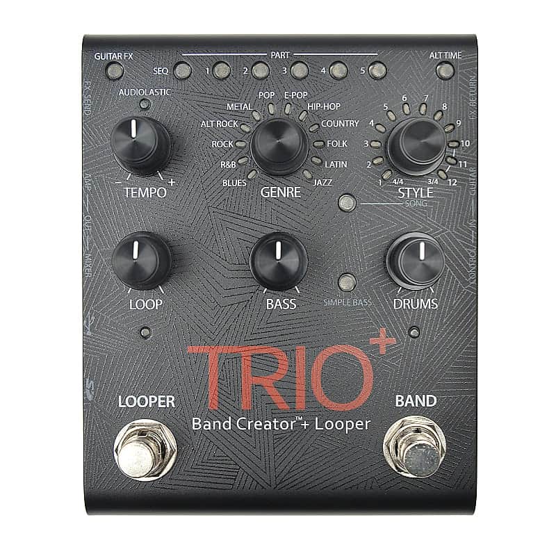 ギター Digitech TRIO+ Band Creator + Looper Buy DigiTech Trio Plus Band Creator and Looper Pedal | Sam Ash Music