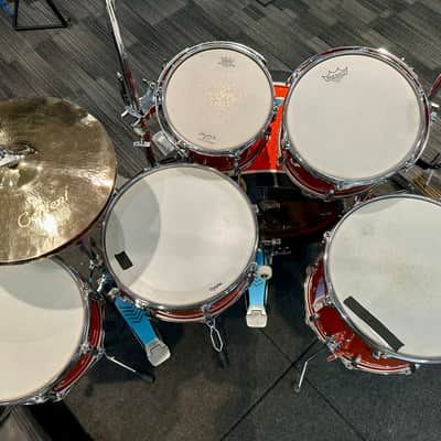 Montineri Ludwig Resto-Mod 6-Piece Drum Kit 2025 - Tangerine Glitter image 8