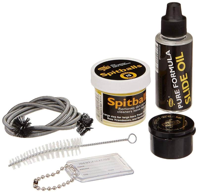 Herco HE110 Trombone Maintenance Kit - Contains Brush, Slide Oil, and More image 1