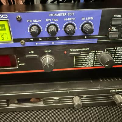 Yamaha REV500 Digital Reverberator 1990s - Black image 2
