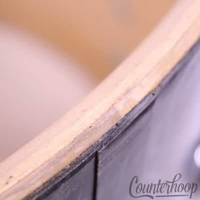 *Slingerland 20x14"Black Diamond Pearl BDP Bass Drum 3Ply Rail Mount Vintage 60s image 15