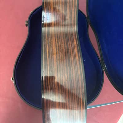 Vintage Jumbo by Tahara – New Yorker / Parlor Folk Guitar – Japanese Workshop – Original Case image 11