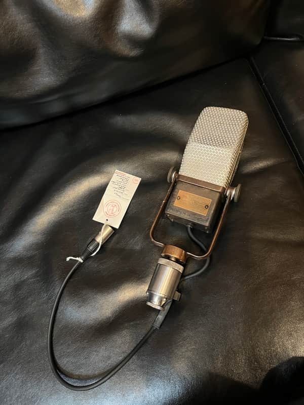 RCA 44-A Velocity Ribbon Microphone 1940s imagen 1