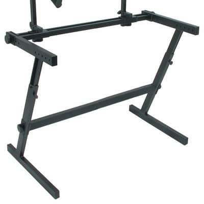 Quik-Lok Z-726L Extra Wide Double-Tier Height Adjustable "Z" Type Keyboard Stand image 2
