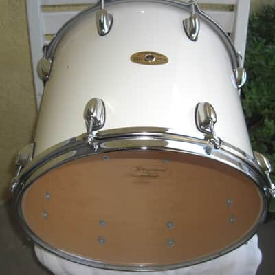 Slingerland HSS Lite 90s era White Lacquer Rack Tom 15X13 Stick Saver Hoops Beautiful NOS Cond! image 11