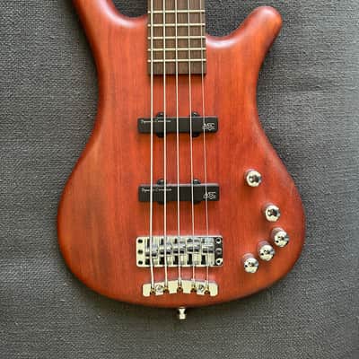 Warwick German Pro Series Corvette Bubinga 5 Active 2010s - Natural Transparent image 1