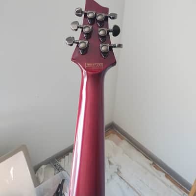 Schecter C-1 Exotic Star, Schecter Super Rock w Matching quilted Bobbins, to real maple carved top image 14