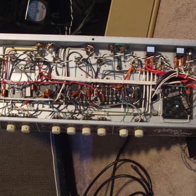 Fender Vibro King blonde oxblood 2001 hand wired Point to point guitar amplifier amp ZCD image 14