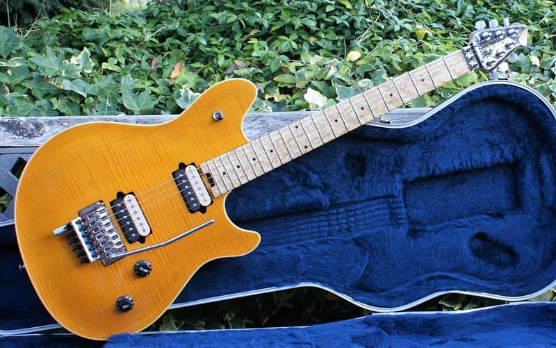 Mint Condition USA Peavey Wolfgang EVH Trans Amber with 'D-Tuna' & OHC image 1