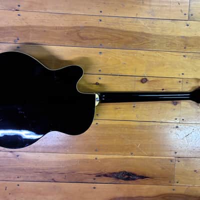 Ibanez AEB5E Acoustic-Electric Bass Guitar Black Pre Amp, Tuner, EQ image 7