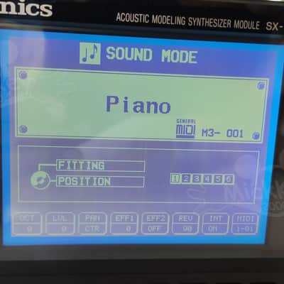 Technics SX-WSA1R rack-synth acoustic modeling vintage similar to Yamaha VL1 ultra rare image 6