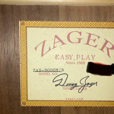 Zager ZAD-900 OM/N 2019 Natural Gloss image 2