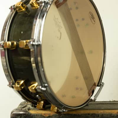 Yamaha 5.5x14 Maple Custom Ebony Lacquer Snare Drum image 13