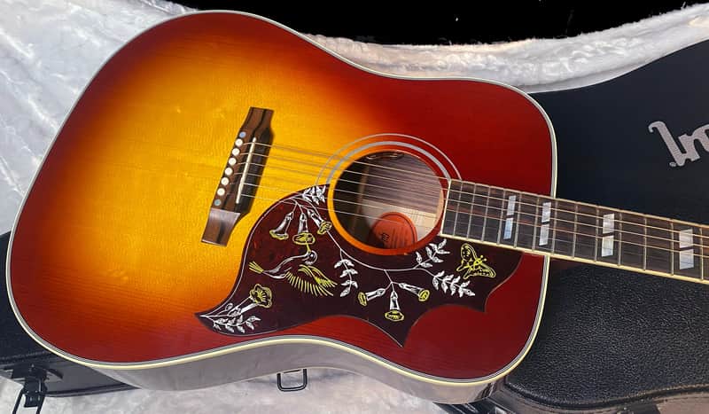 NEW! Gibson Custom Shop Hummingbird Rosewood 3-Piece Back Acoustic-Electric Guitar - Rosewood Burst - 5.1 lbs - Authorized Dealer! G06881 image 1