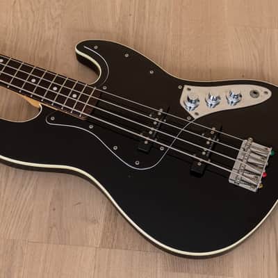 2005 Fender Aerodyne Jazz Bass AJB-M/DJ Medium Scale 32" Black, Japan CIJ image 9