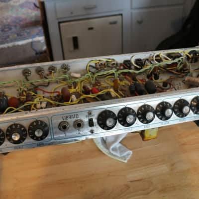 Fender Silverface Vibrolux Reverb Chassis/Head 1972 image 8