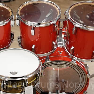 Sonor Signature Heavy Beech – Signal Red – Fully Restored – 10/12/13/14/15/20 image 16