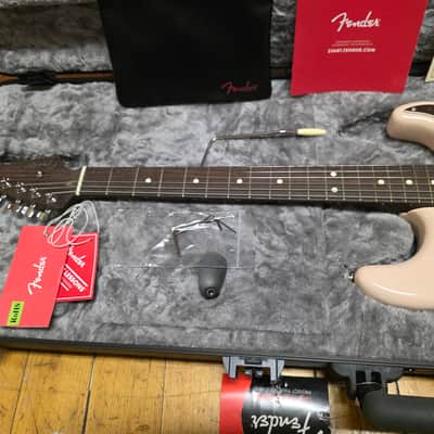 Fender Stratocaster FSR Limited Edition Shell Pink Full All Rosewood Neck BRAND NEW American Pro II image 9
