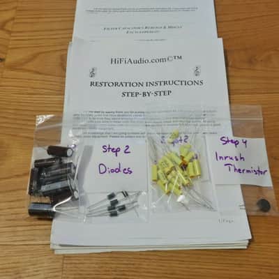 Harman Kardon Citation 1 restoration kit filter capacitor repair rebuild fix image 2