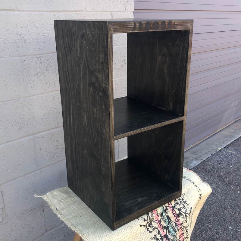 Moon Custom Cabinetry 2 Shelf Record Storage Unit image 1