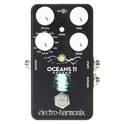 Electro-Harmonix Oceans 11 Reverb - Tremolo, shimmer, phase, flange, delay - W/Power Supply image 1