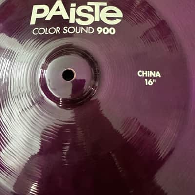 Paiste 16" Color Sound 900 Series China Cymbal 2017 - Present - Purple image 2