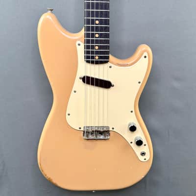 Fender Musicmaster *Clay Dot, Slab Board* 1960 - Desert Sand image 9