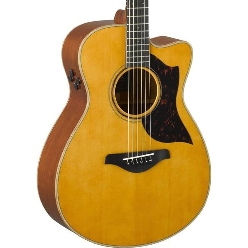 Yamaha AC3M ARE Concert Acoustic-Electric Guitar (Vintage Natural) image 1