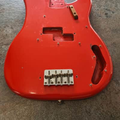 Vintage loaded 1962 Fender Precision Bass body 1961 1963 1964 1965 1966 image 5