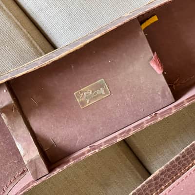 1963 Gibson Melody Maker D Factory reneck – Vibrola w/ Original Alligator Case image 8