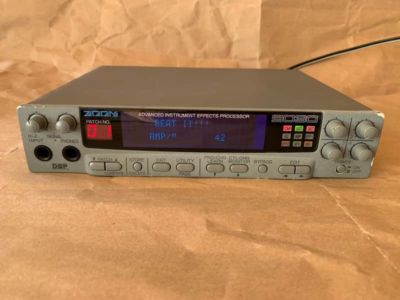 Zoom 9030 Advanced Instrument Effects Processor 90s VGC | Reverb