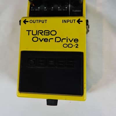 Boss OD-2 Turbo OverDrive (Black Label) 1988 - 1995 - Yellow image 2
