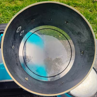 90's-00's Premier Teal/Silver Duco 6PC Drum Set image 17