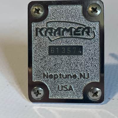 1980's Japan Kramer Focus 3000 Series Chrome B Series Neptune, NJ Overseas Neckplate image 1