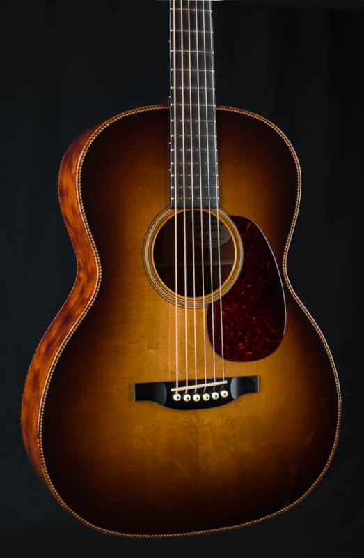 Bourgeois OMS DB Signature Figured Mahogany and Aged Tone Bearclaw Adirondack Spruce Sunburst Used (2022)