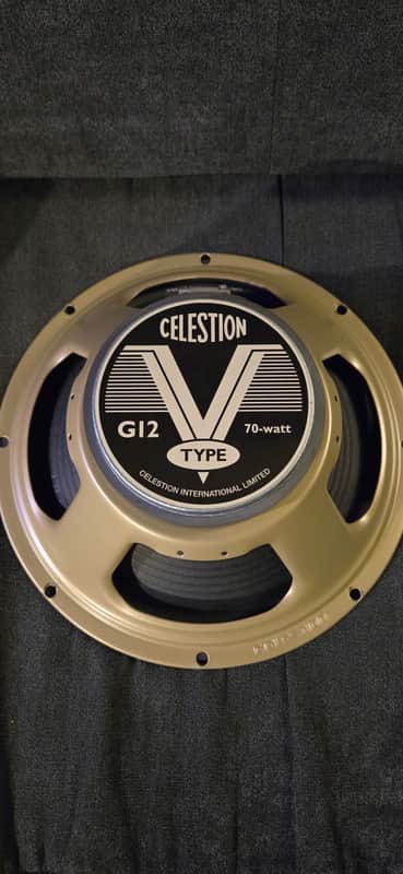Celestion T5901 V-Type G12 12" 70-Watt 8 Ohm Replacement Speaker 2010s - Gold image 1