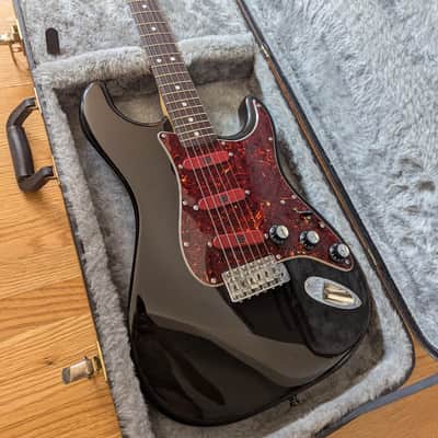 1982 Fender "Dan Smith" Stratocaster with Rosewood Fretboard Black image 1
