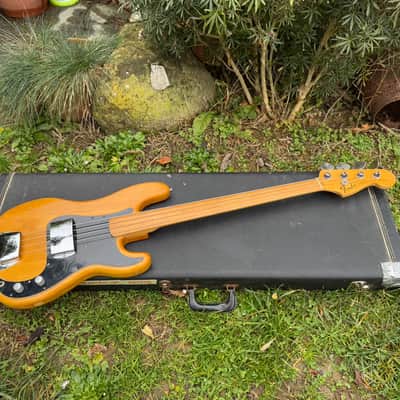 1975 Fender Precision Bass Fretless with Maple Board - Natural - OHSC image 21