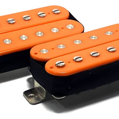 Dragonfire A5 Bucker Pickup Set, Passive Bridge+Neck AlNiCo Humbuckers, Collaborative HH Set ~ Orange image 2