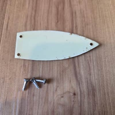 Vintage 1960's Gretsch Guitar Truss Rod Cover w/ Mounting Screws! image 3