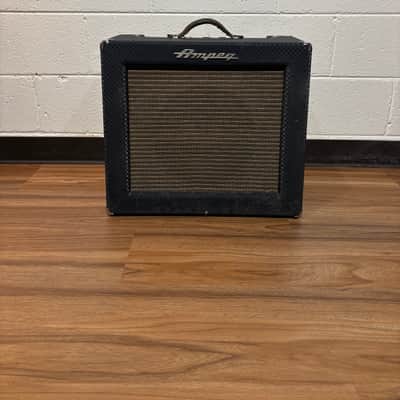Ampeg Model J-12T Jet II 15-Watt 1x12" Guitar Combo 1995 - 2006 - Rehoused in 1960’s Reverberocket Cab - Blue Check image 1
