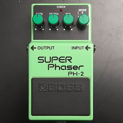 1984 - Made in Japan - Vintage Boss PH-2 Super Phaser (Black Label) 1980s 1984 - 1988 - Green image 2